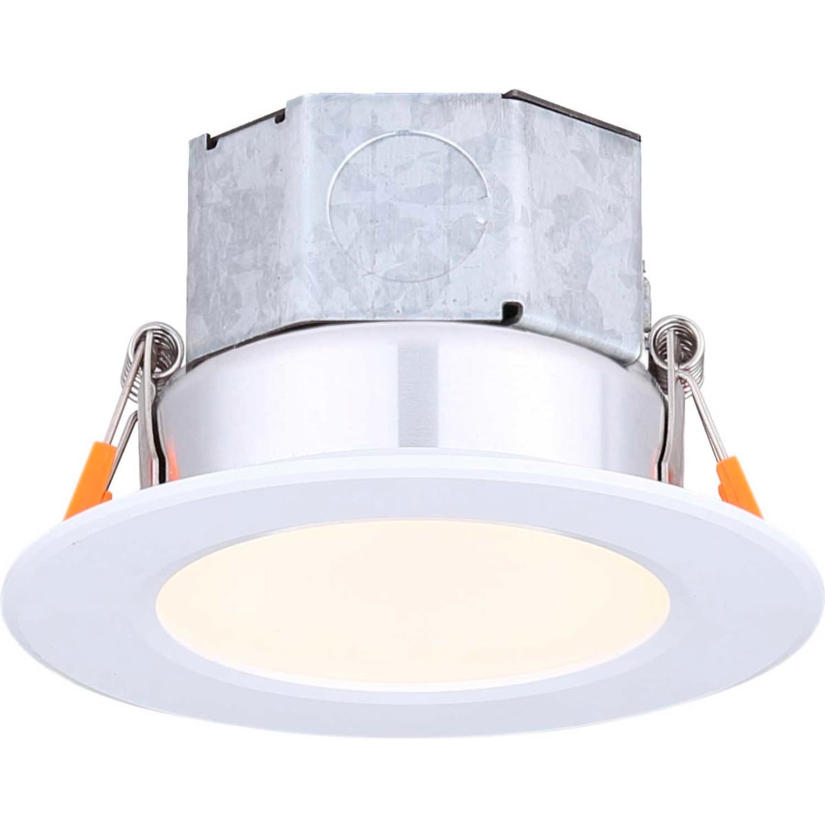 B2679384 4 in. Round LED Veloce Recess Down Light with 10W 120V 3000K, White