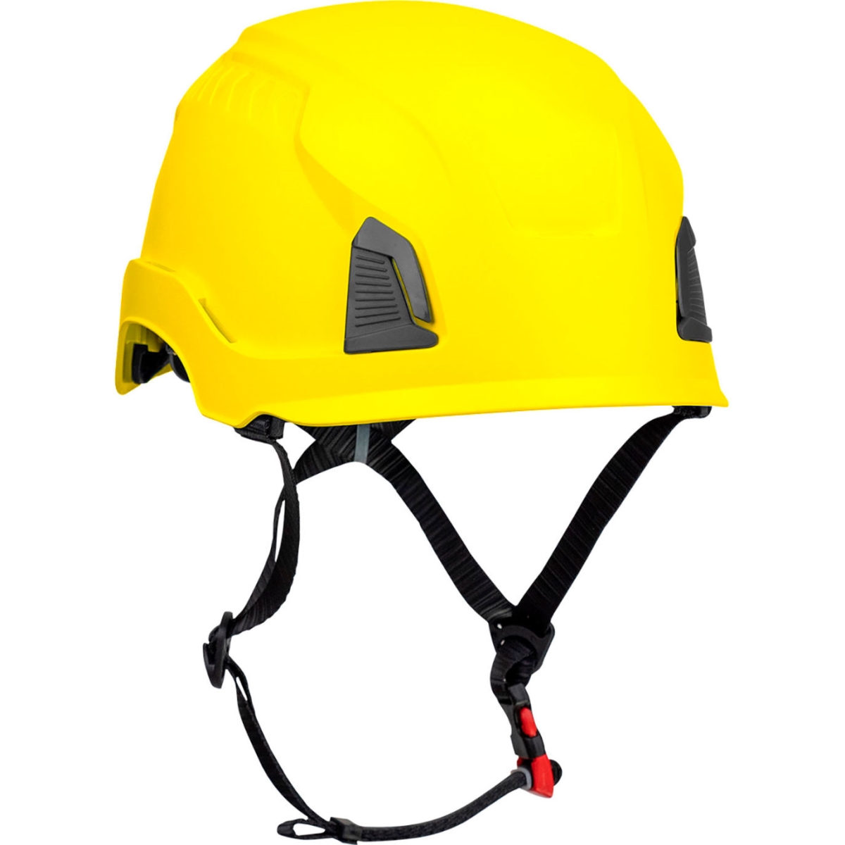 B3186925 Traverse Industrial Climbing Helmet with 4-Point Chin Strap Non-Vented Type 1 - Yellow