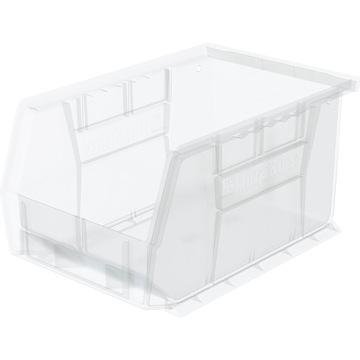 B3775201 AkroBin Plastic Storage Bin, Clear - 9.25 x 6 x 5 in.