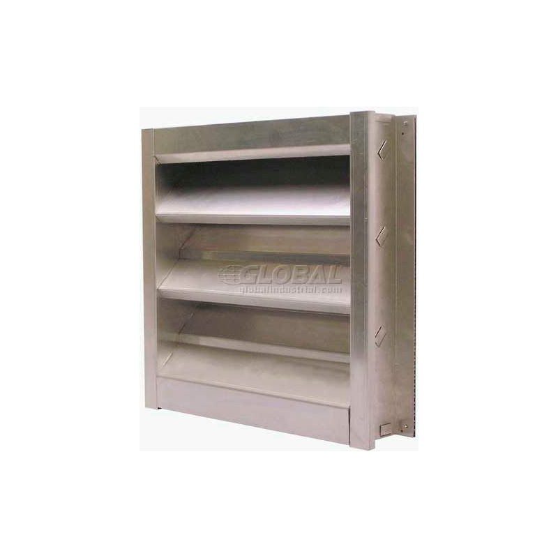 B771563 48 in. Galvanneal Modular Fixed Louver - GFL 48