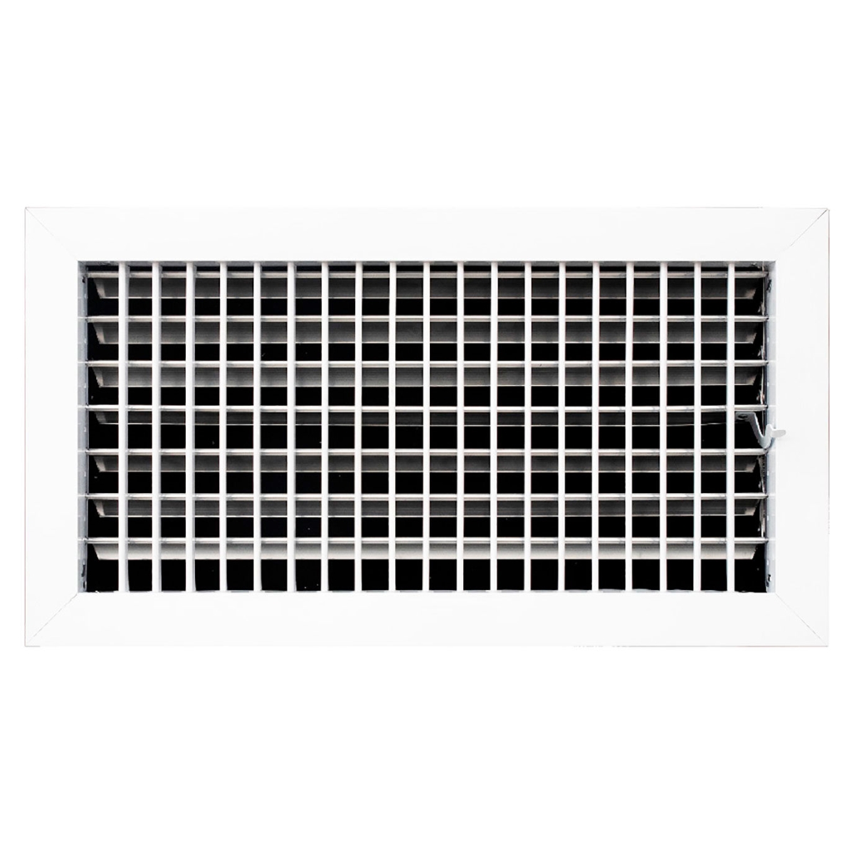 B3214375 Aluminum Adjustable 1-Way Deflection Wall Register, White - 16 x 8 in.