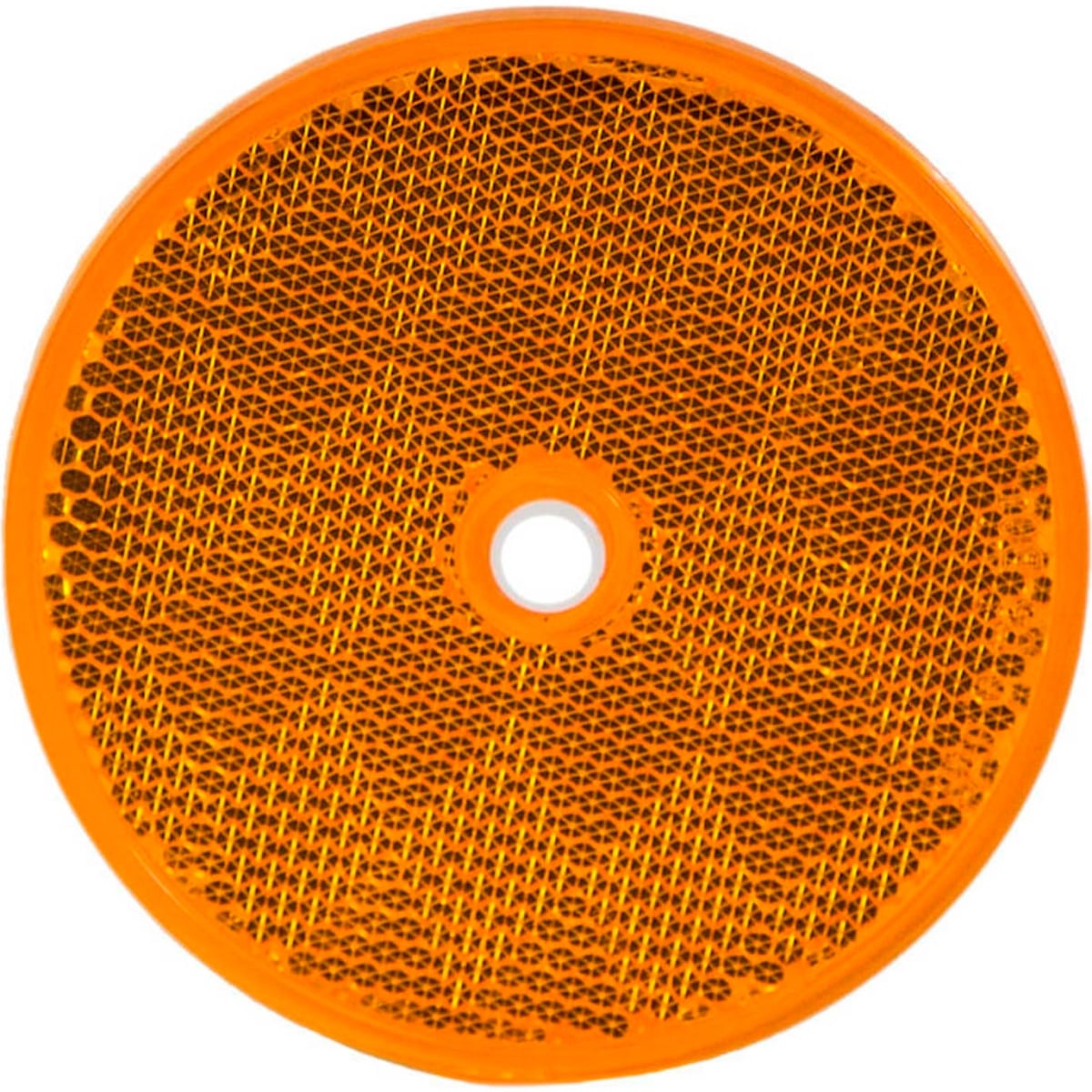 B2262977 3.18 in. Amber Round Dot Bolt-On Reflectors