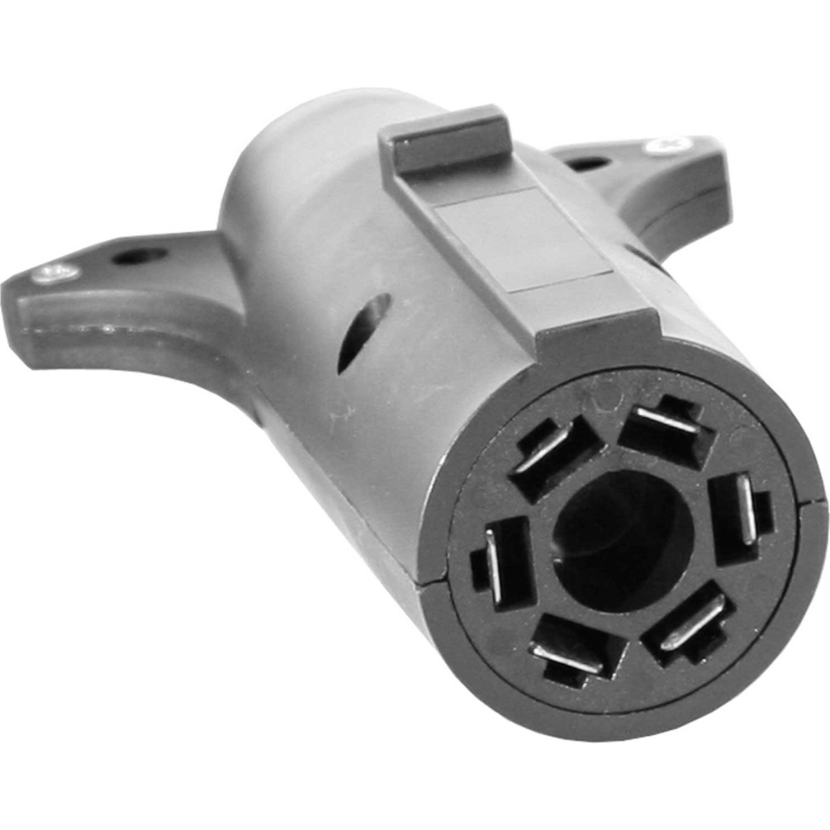 B2276369 7-Way Flat to 6-Way Round Plastic Trailer Connector Adapter - Pack of 7
