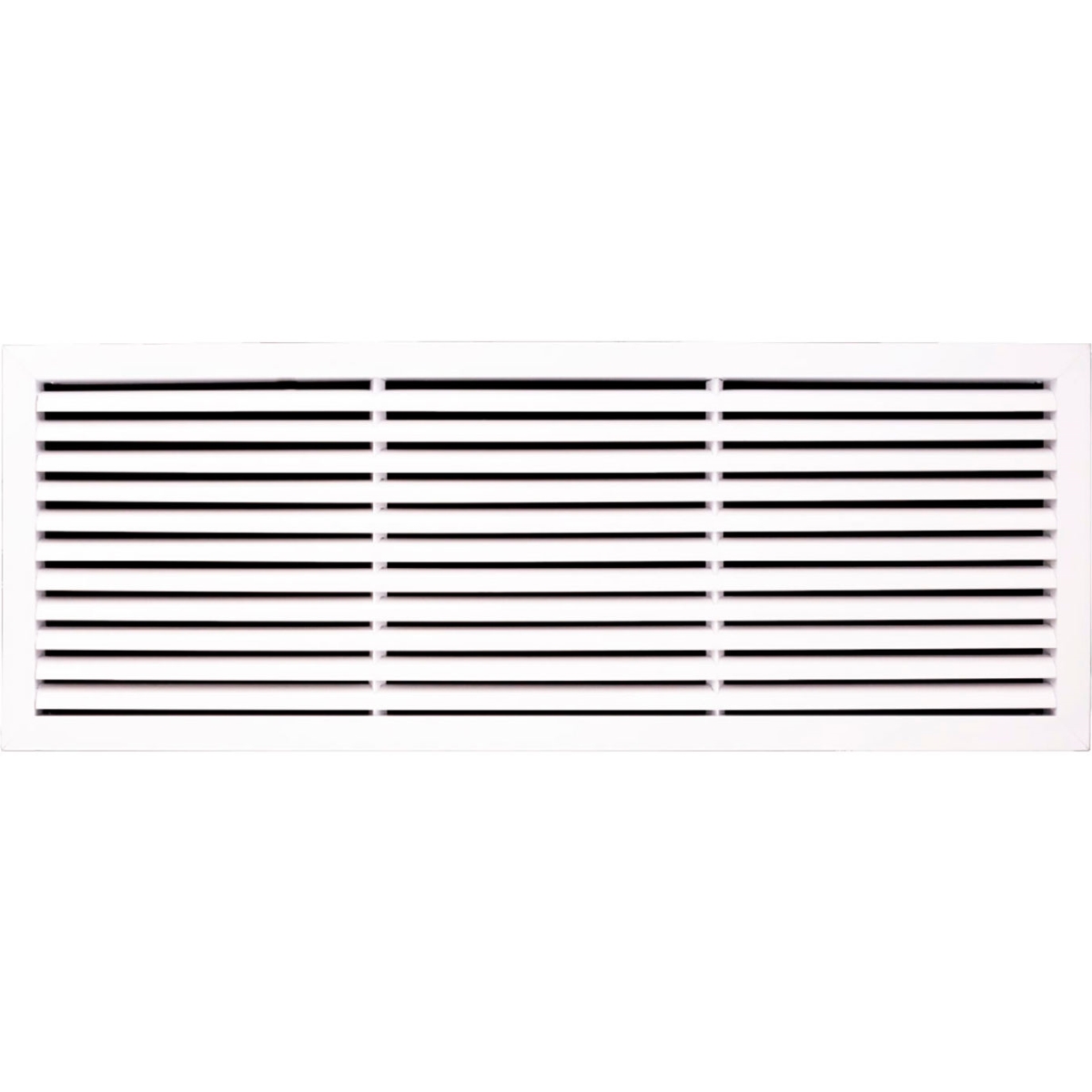 B3214278 36 x 12 in. Aluminum Return Air Vent Grille, White