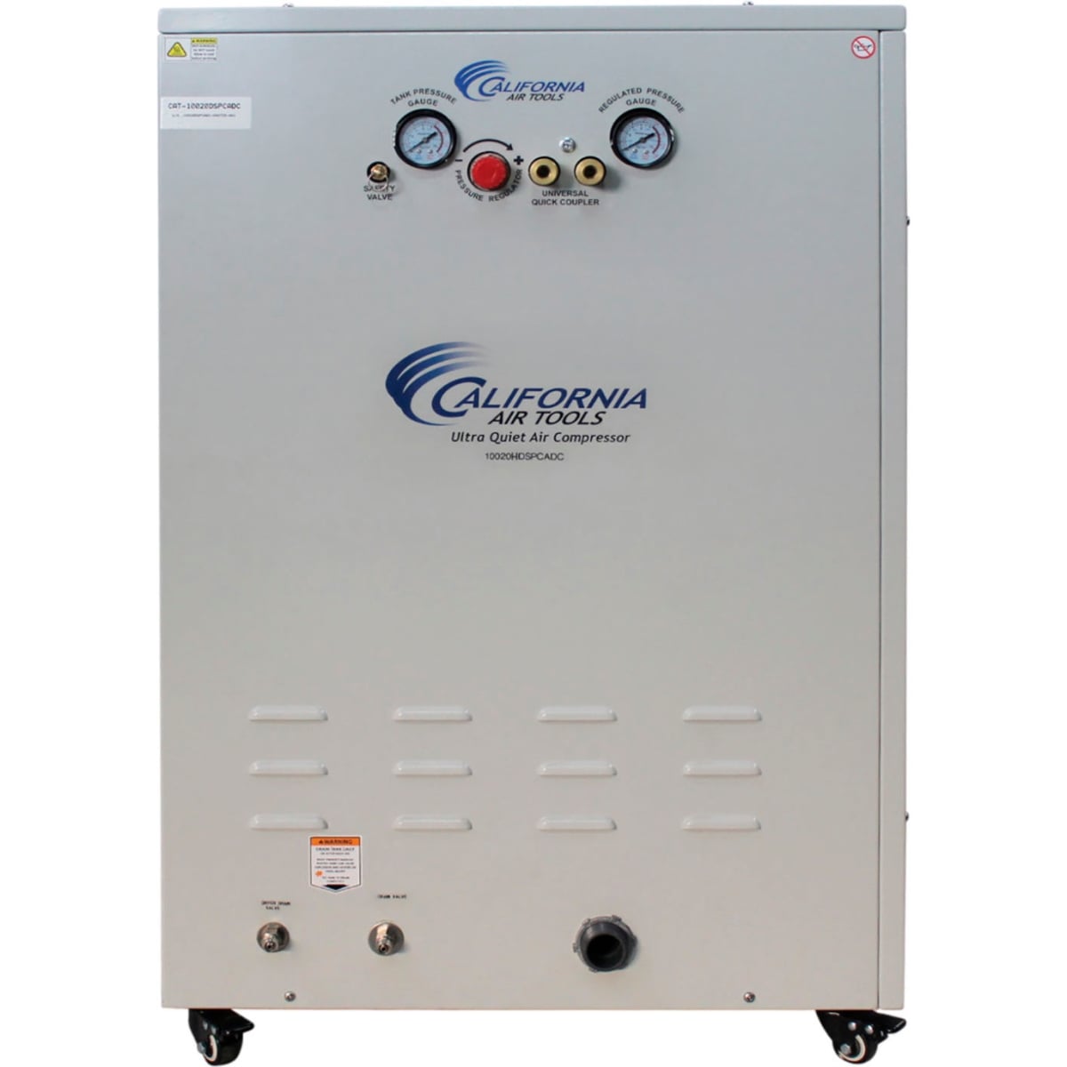 B3214572 10 gal 5.3 CFM 2 HP Air Tools Ultra Quiet Air Compressor with Air Drying System