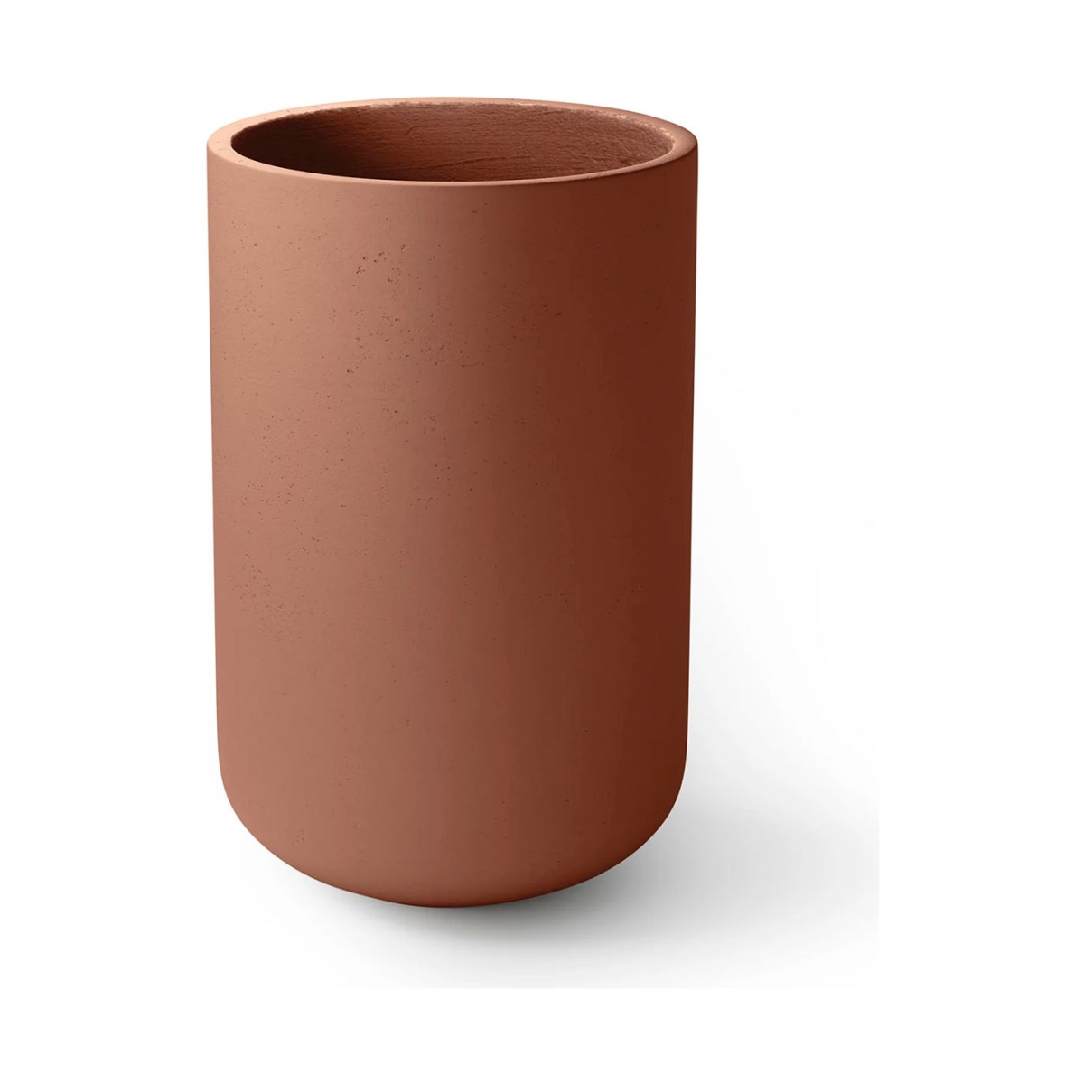 B3252045 Juniper Indoor & Outdoor Round Pot Planter, Dark Blue - 22 in. Dia. x 24 in.