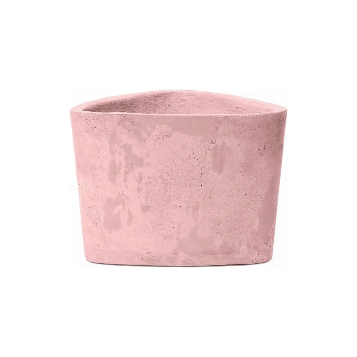 B3251904 Hawthorne Indoor & Outdoor Triangular Pot Planter, Blush - 19 x 18.5 x 14.25 in.