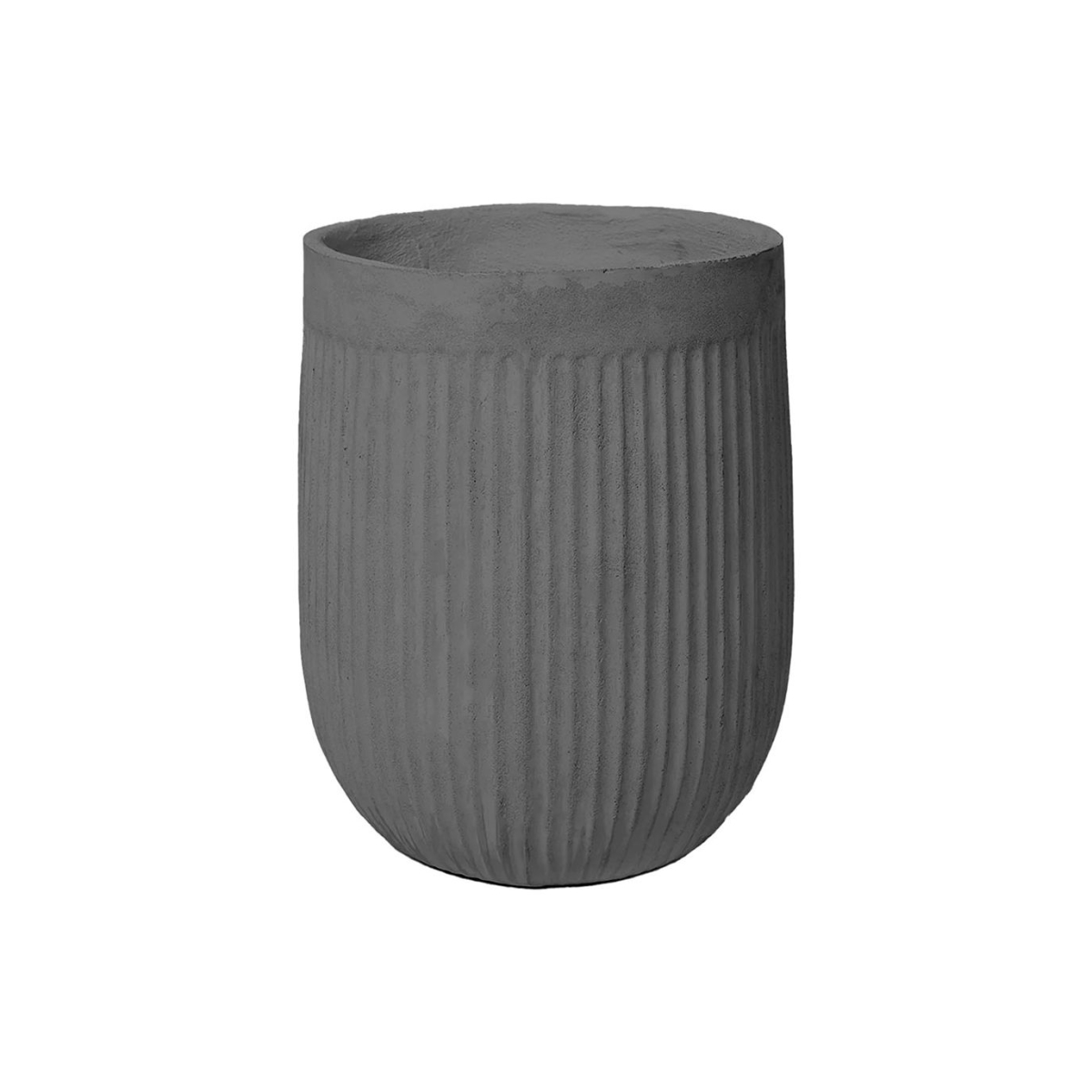 B3252062 Azalea Indoor & Outdoor Round Pot Planter, Mustard - 15 in. Dia. x 20.5 in.