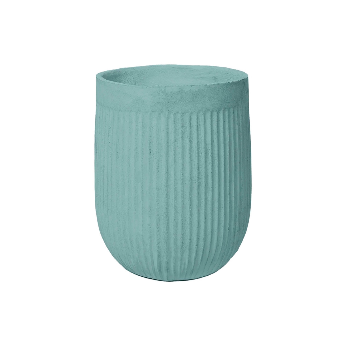 B3252063 Azalea Indoor & Outdoor Round Pot Planter, Licorice - 15 in. Dia. x 20.5 in.