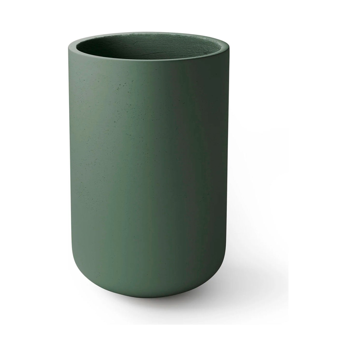 B3251896 Juniper Indoor & Outdoor Round Pot Planter, Turquoise - 12 in. Dia. x 15 in.