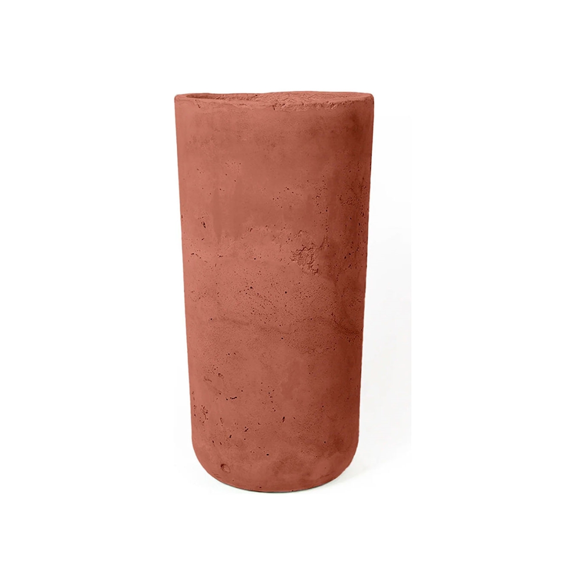 B3252108 Aster Indoor & Outdoor Round Pot Planter, Terra Cotta - 10 in. Dia. x 20 in.