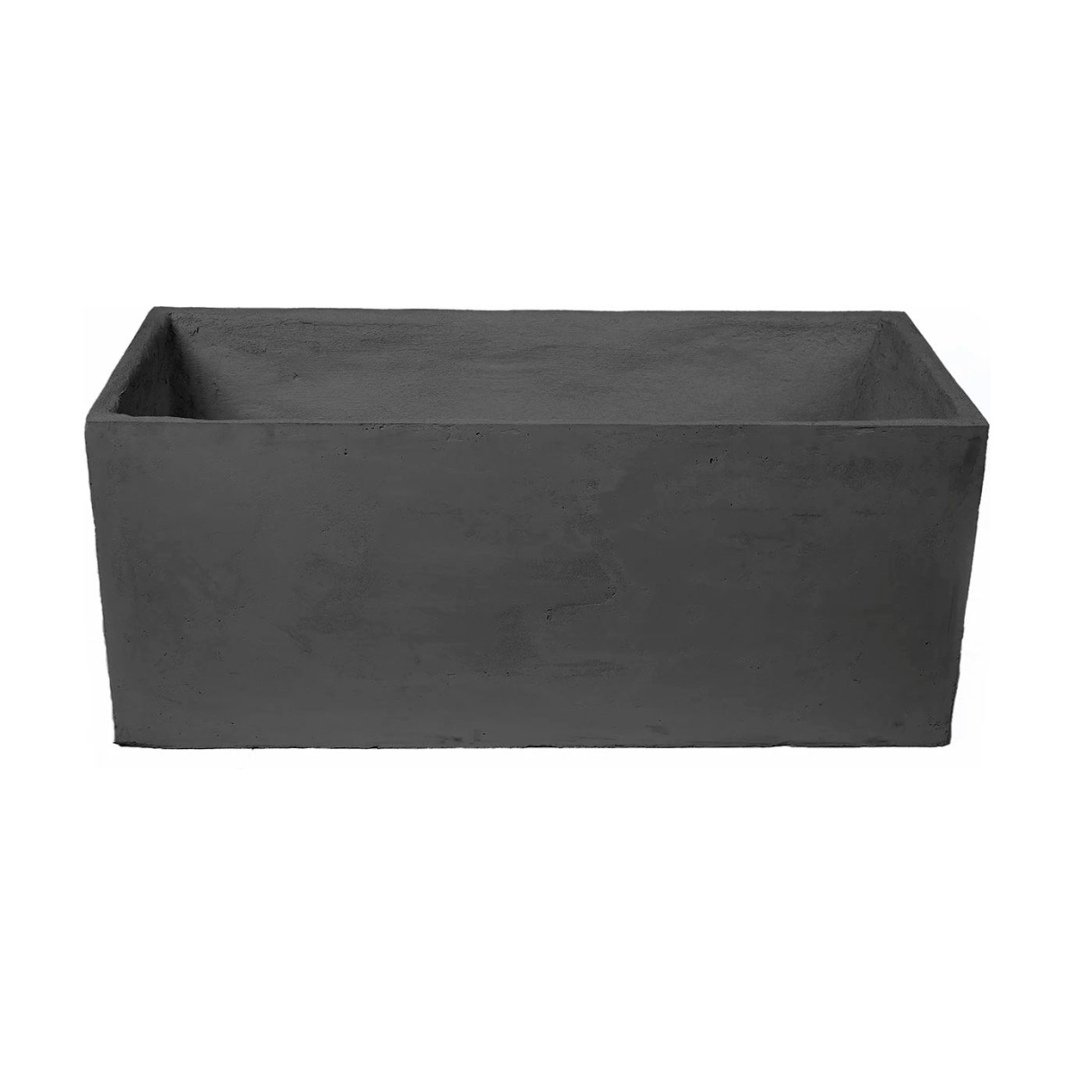 B3252157 Sequoia Indoor & Outdoor Rectangular Pot Planter, Mustard - 47.25 x 19.75 x 20 in.
