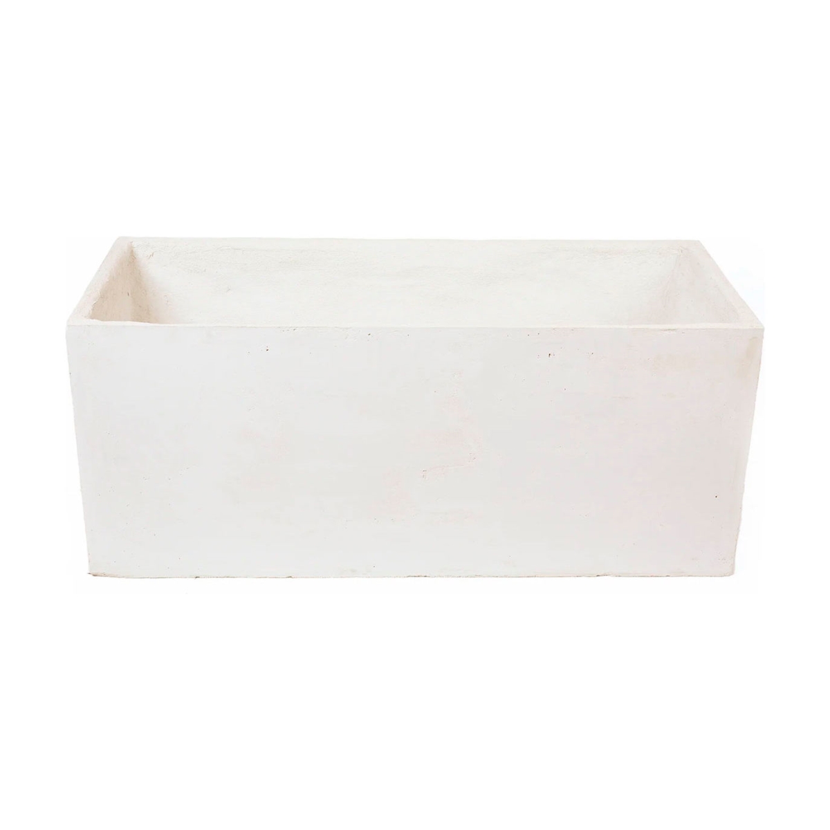 B3252168 Sequoia Indoor & Outdoor Rectangular Pot Planter, Platinum - 47.25 x 19.75 x 20 in.