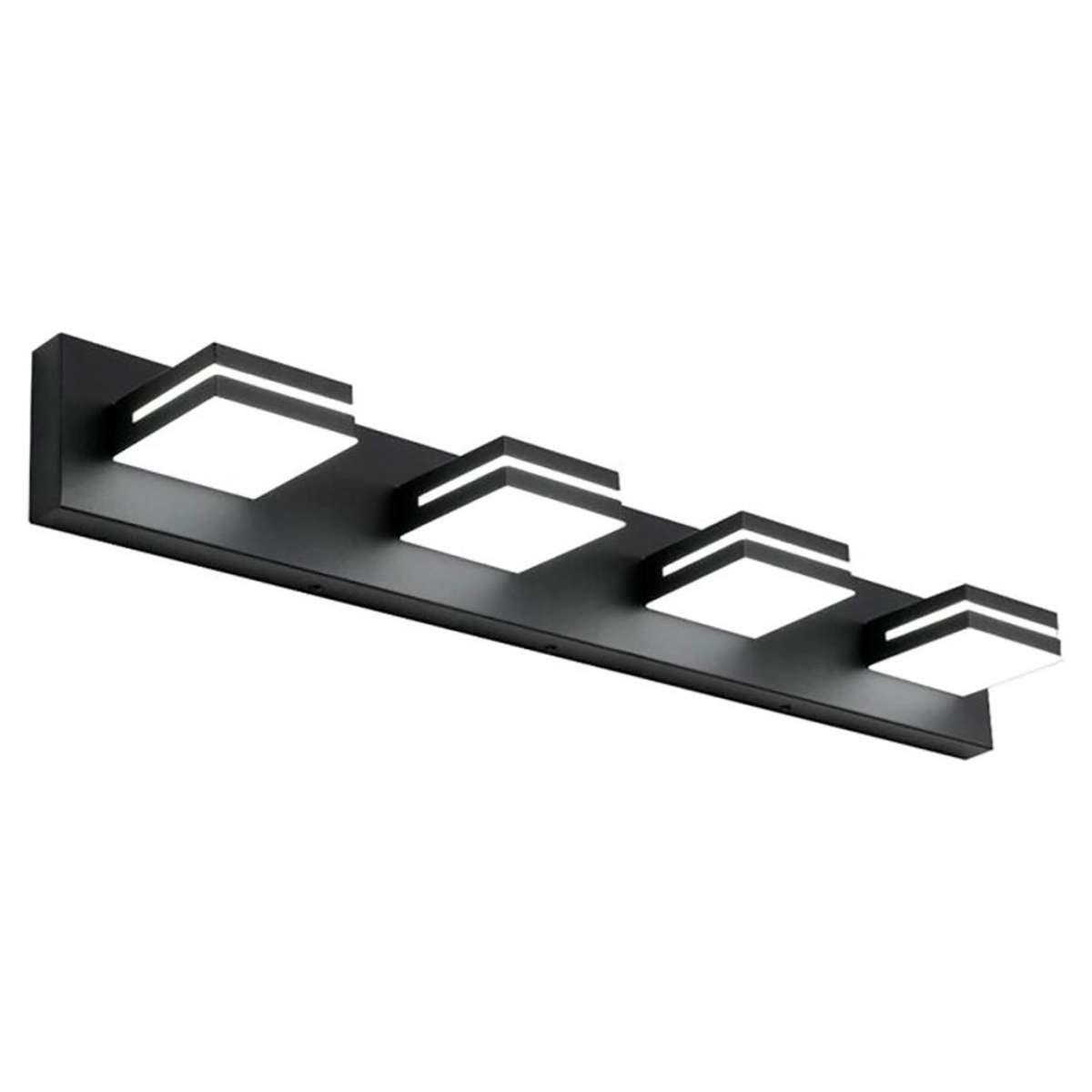 B3248951 30W LED Square Vanity Light - Metal Black