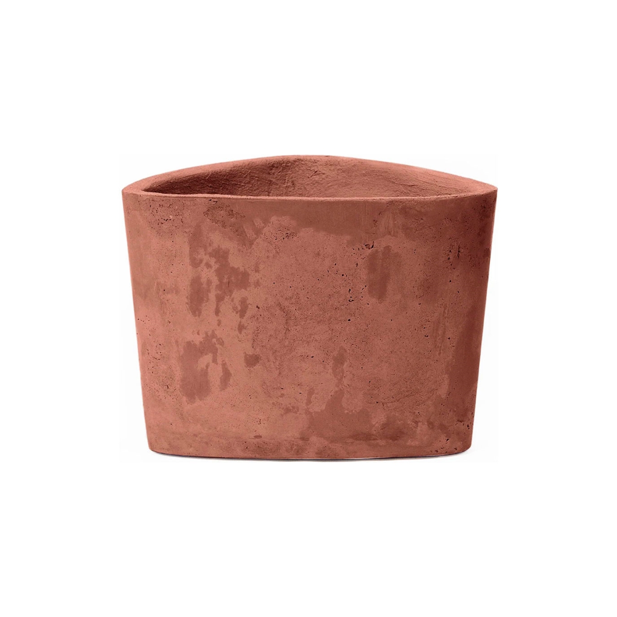 B3251768 Hawthorne Indoor & Outdoor Triangular Pot Planter, Terra Cotta - 13 x 12.5 x 9.5 in.