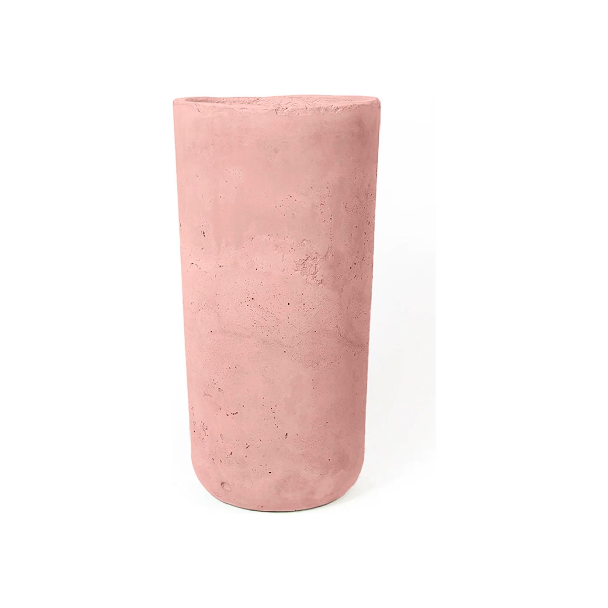 B3252086 Aster Indoor & Outdoor Round Pot Planter, Blush - 10 in. Dia. x 20 in.