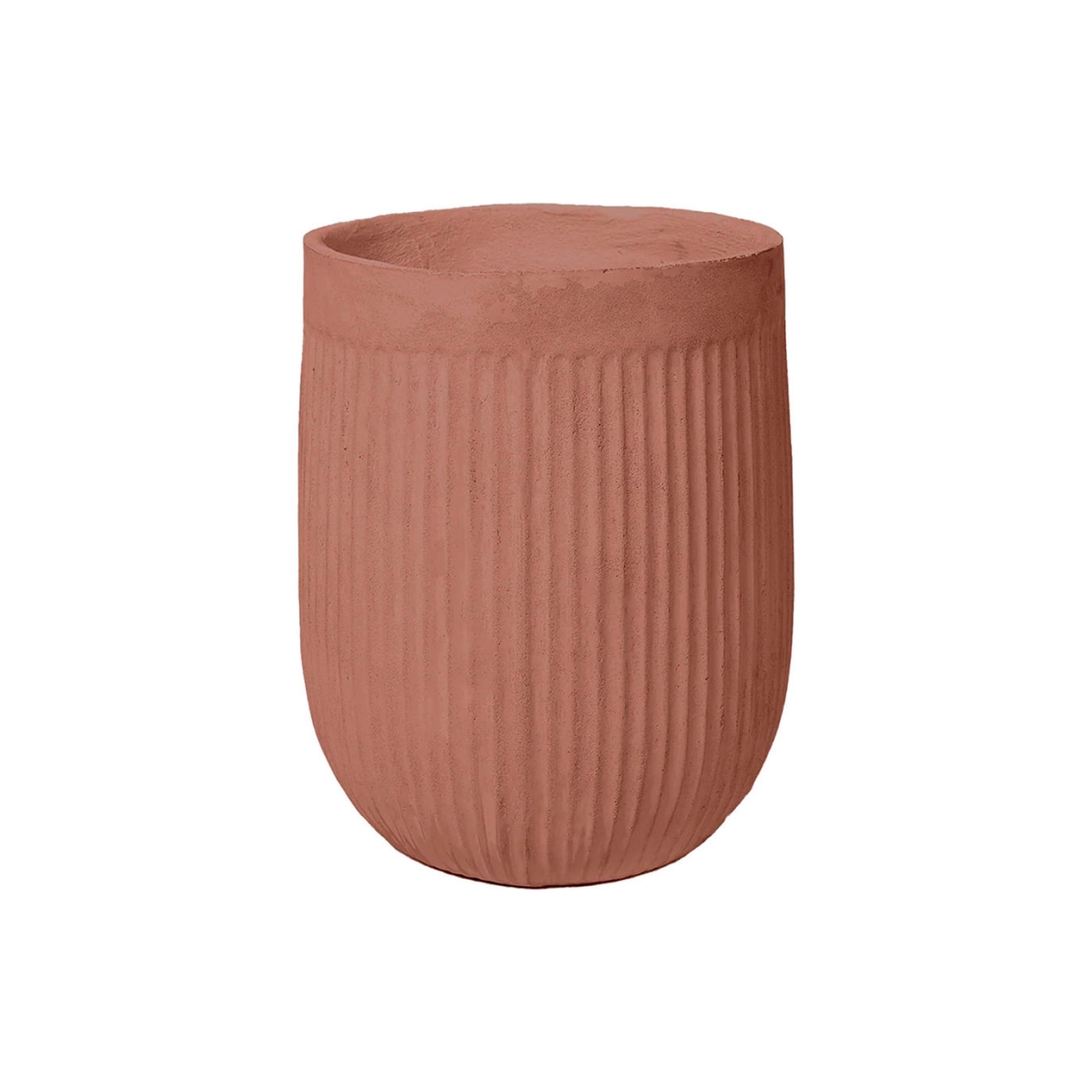 B3252110 Azalea Indoor & Outdoor Round Pot Planter, Dark Blue - 15 in. Dia. x 20.5 in.