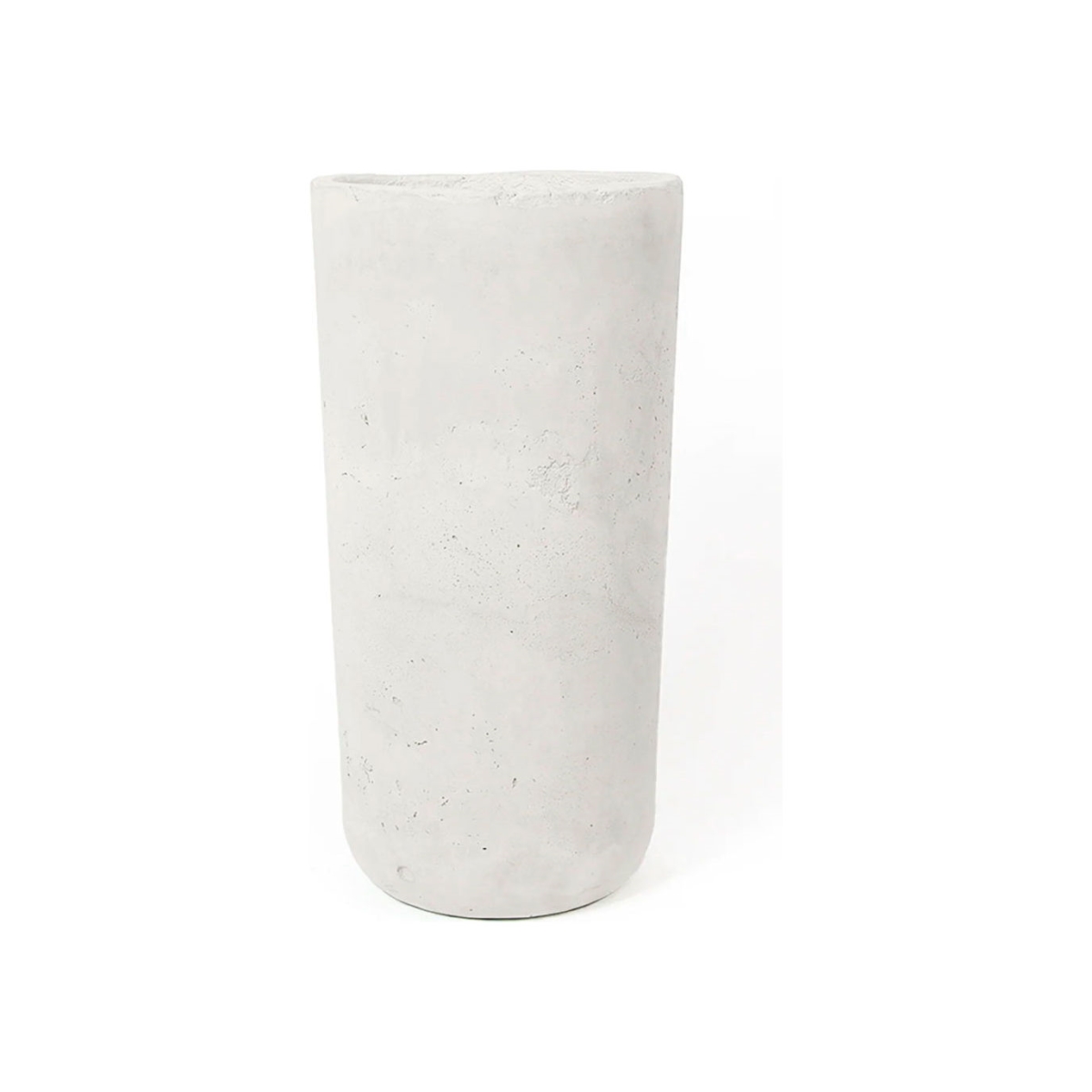 B3252067 Aster Indoor & Outdoor Round Pot Planter, White - 10 in. Dia. x 20 in.