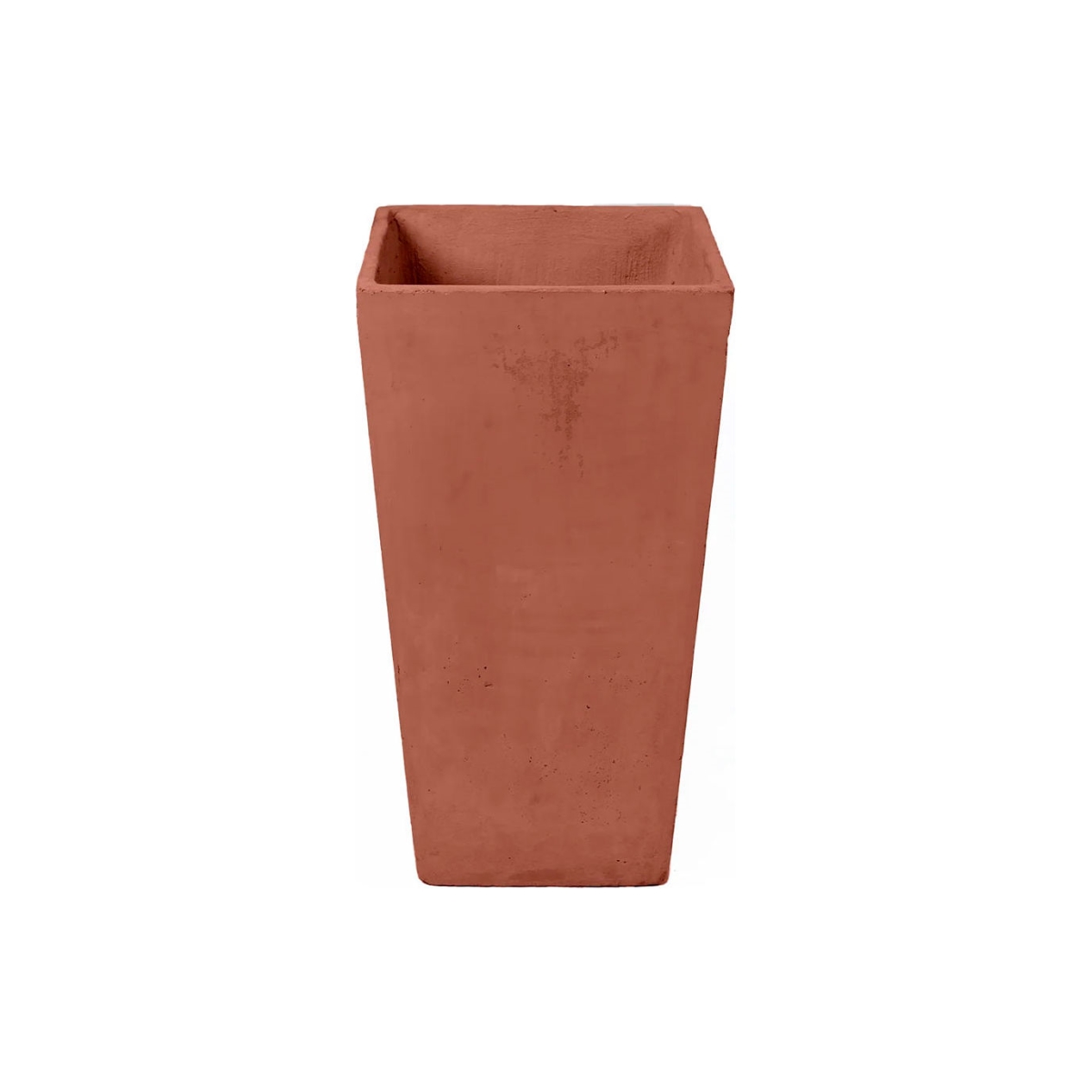 B3252166 Willow Indoor & Outdoor Square Pot Planter, Dark Blue - 13.5 x 13.5 x 23.75 in.