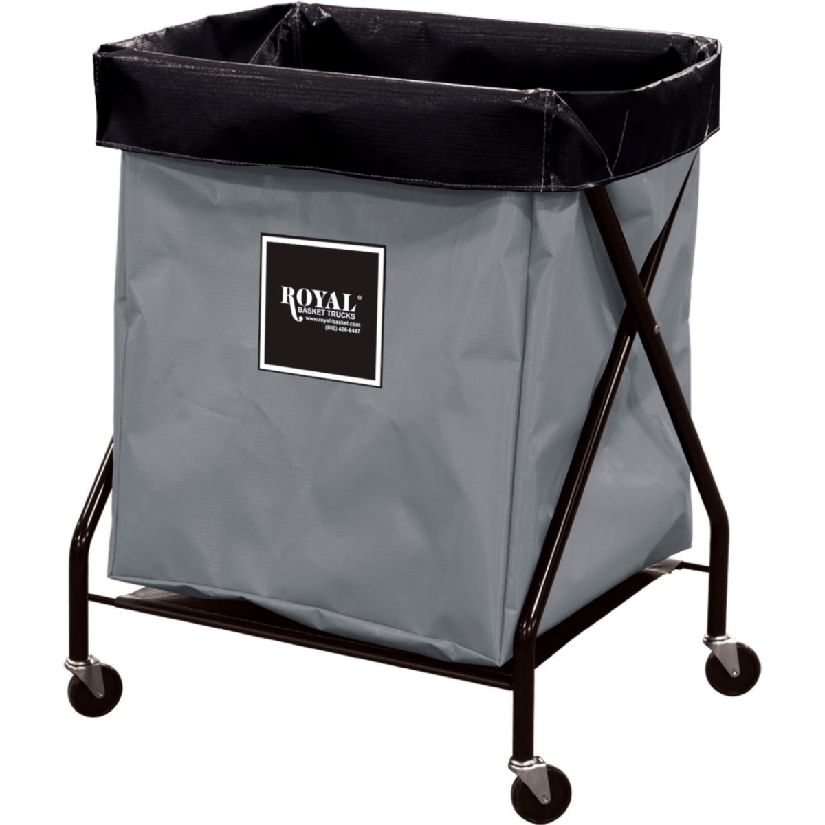 B2043066 8-Bushel X-Frame Cart, Gray