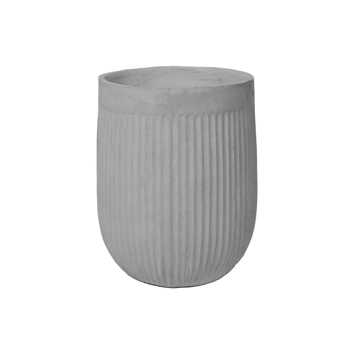 B3252053 Azalea Indoor & Outdoor Round Pot Planter, White - 15 in. Dia. x 20.5 in.