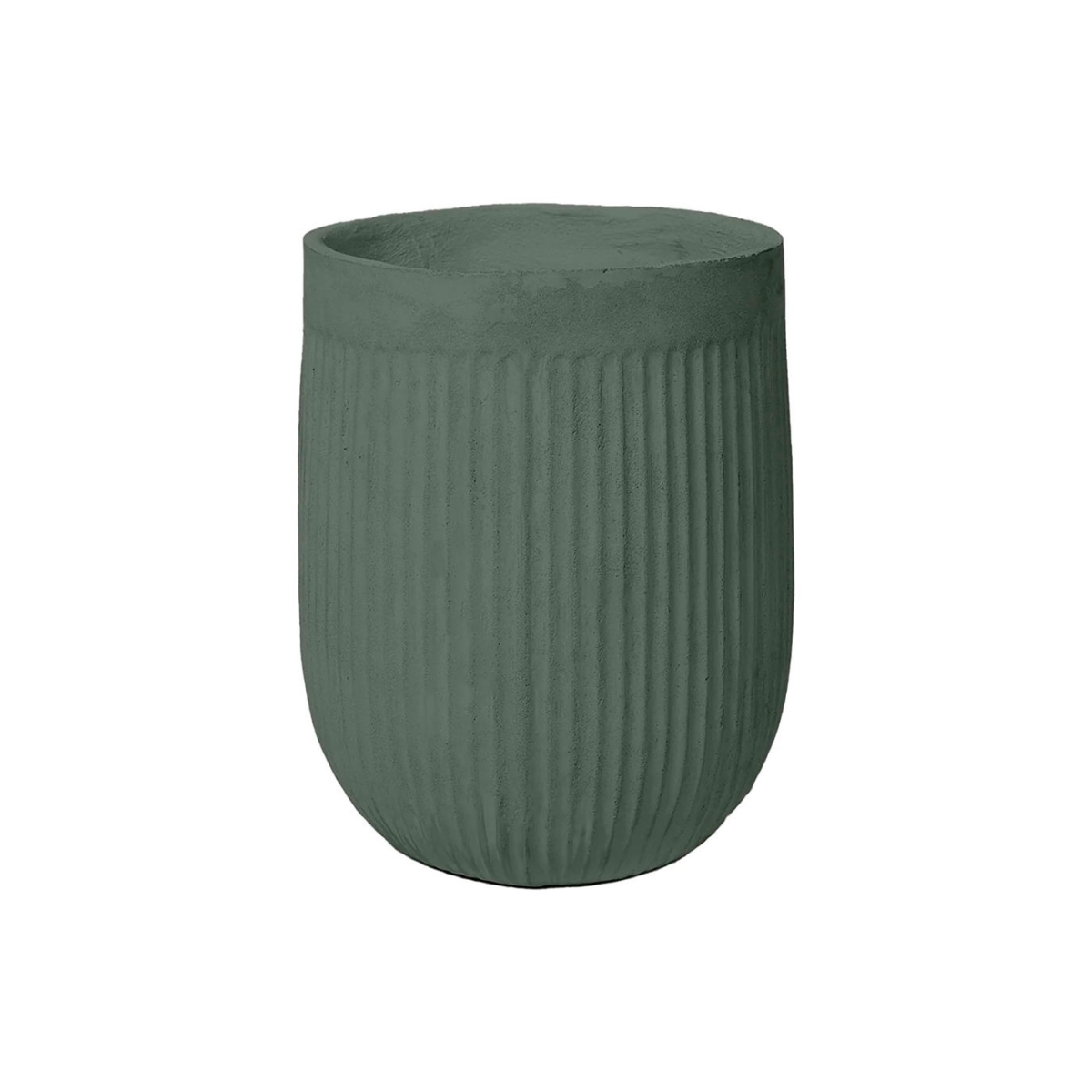B3252059 Azalea Indoor & Outdoor Round Pot Planter, Turquoise - 15 in. Dia. x 20.5 in.