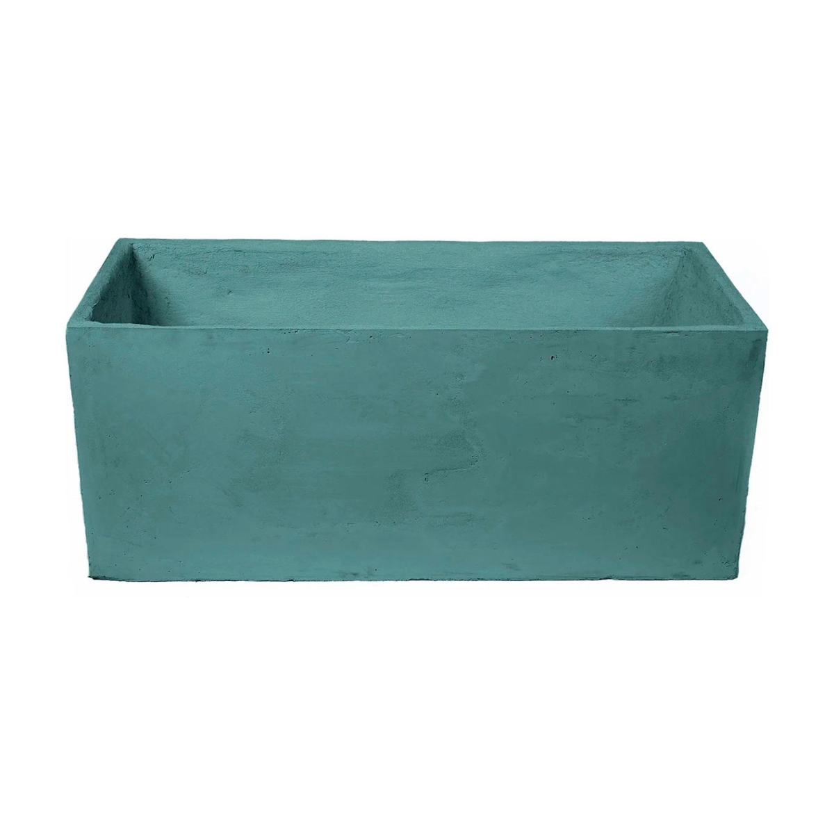 B3251883 Sequoia Indoor & Outdoor Rectangular Pot Planter, Licorice - 39.62 x 16.37 x 16.5 in.