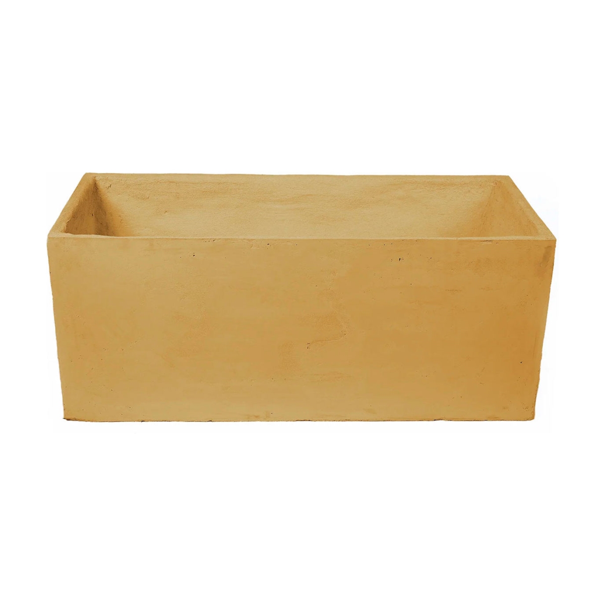 B3252141 Sequoia Indoor & Outdoor Rectangular Pot Planter, Stone - 47.25 x 19.75 x 20 in.