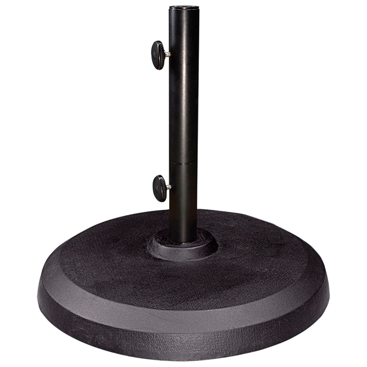 B3145423 Shademaker Commercial Round Base for Libra Cast Aluminum & 150 lbs Weight, Black