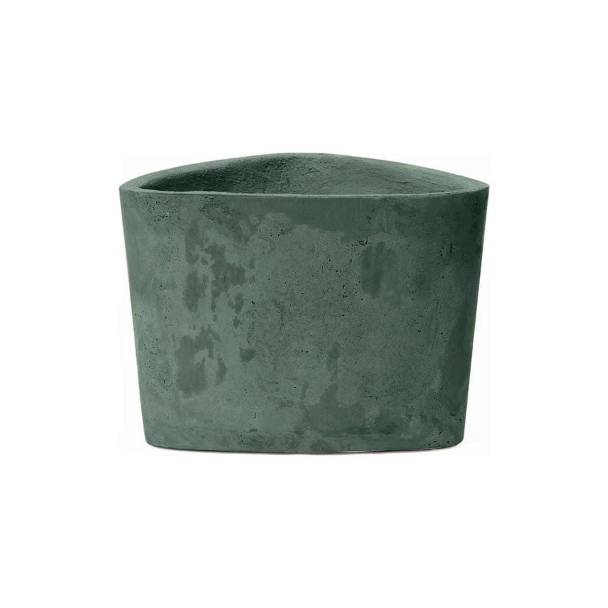 B3251820 Hawthorne Indoor & Outdoor Triangular Pot Planter, Kale - 19 x 18.5 x 14.25 in.