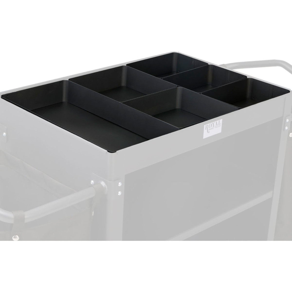 B3232154 Top Tray Divider for Housekeeping Cart, Black