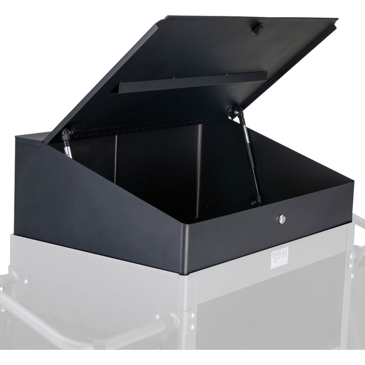 B3232167 Angled Hood for Housekeeping Cart, Black
