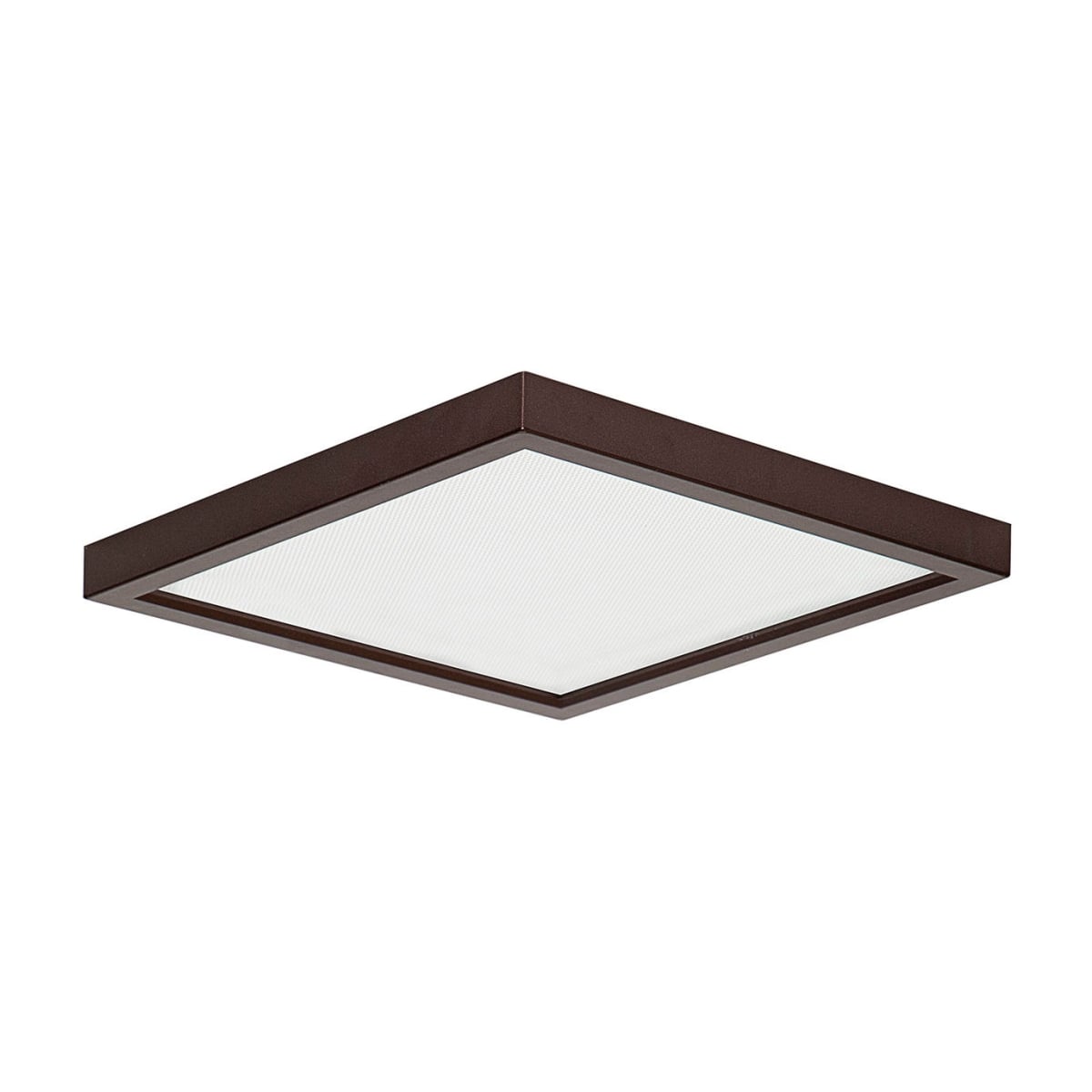 B3247883 9 in. LED Square Platter Light with 18.5W 1200 Lumens 120V, Bronze