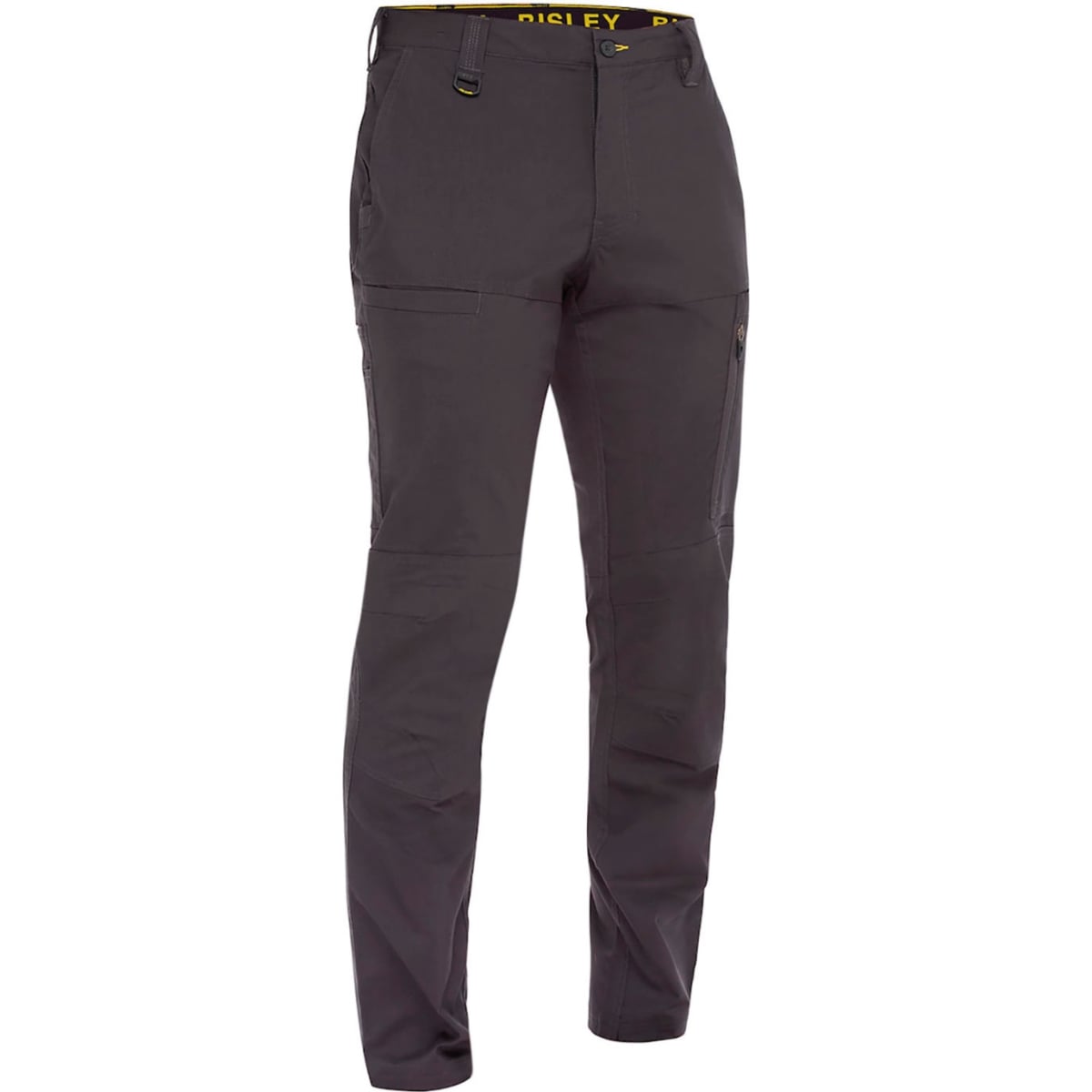B3186574 Mens Bisley Stretch Ripstop Vented X-Airflow Work Pants, Gray - 32 x 32 in.
