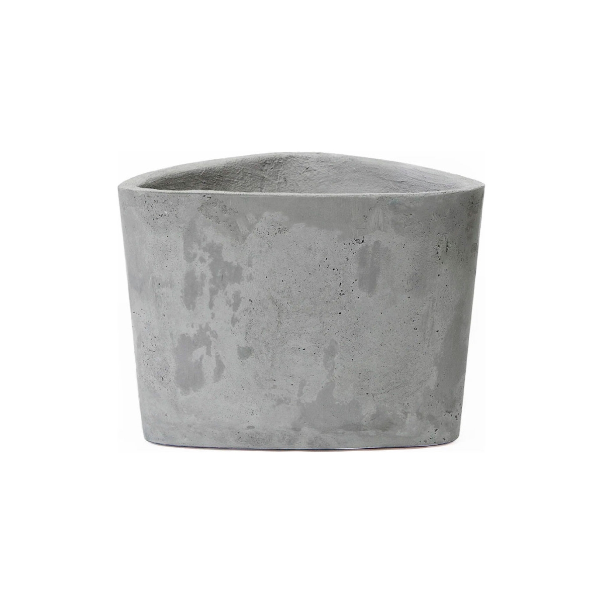 B3251906 Hawthorne Indoor & Outdoor Triangular Pot Planter, Stone - 19 x 18.5 x 14.25 in.