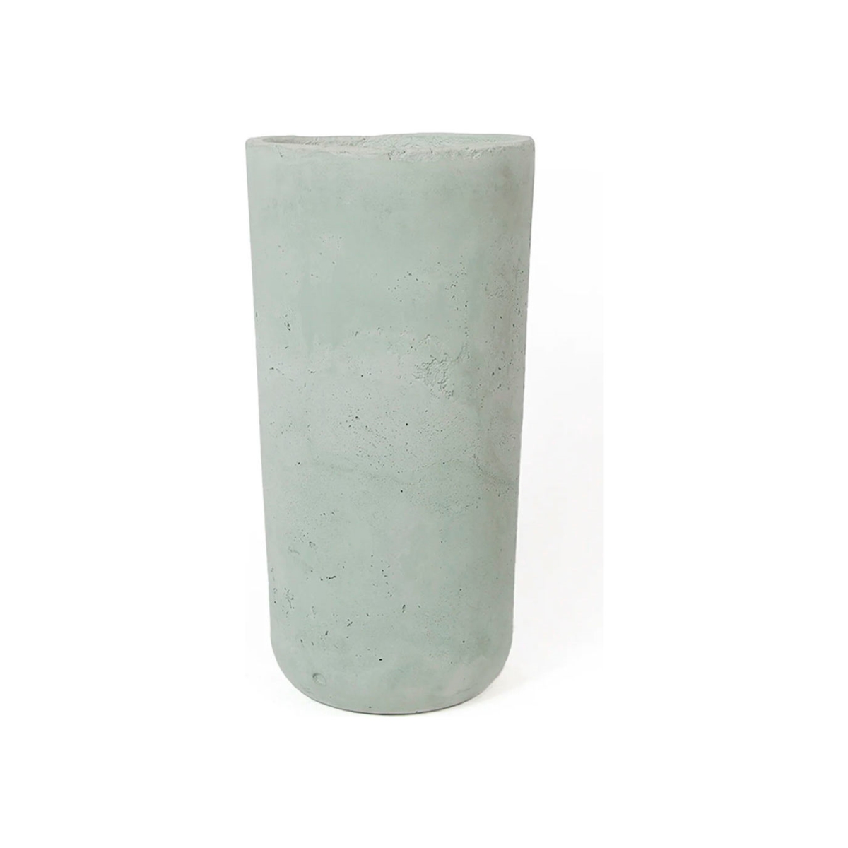 B3252102 Aster Indoor & Outdoor Round Pot Planter, Pistachio - 10 in. Dia. x 20 in.