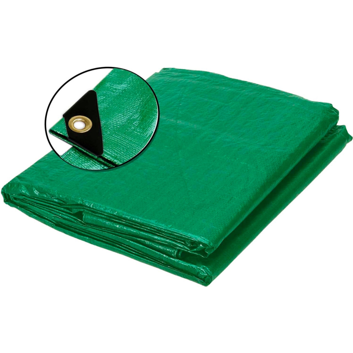 B1501719 20 x 20 ft. Boen Heavy Duty Tarp with 12 x 12 Weave, Green