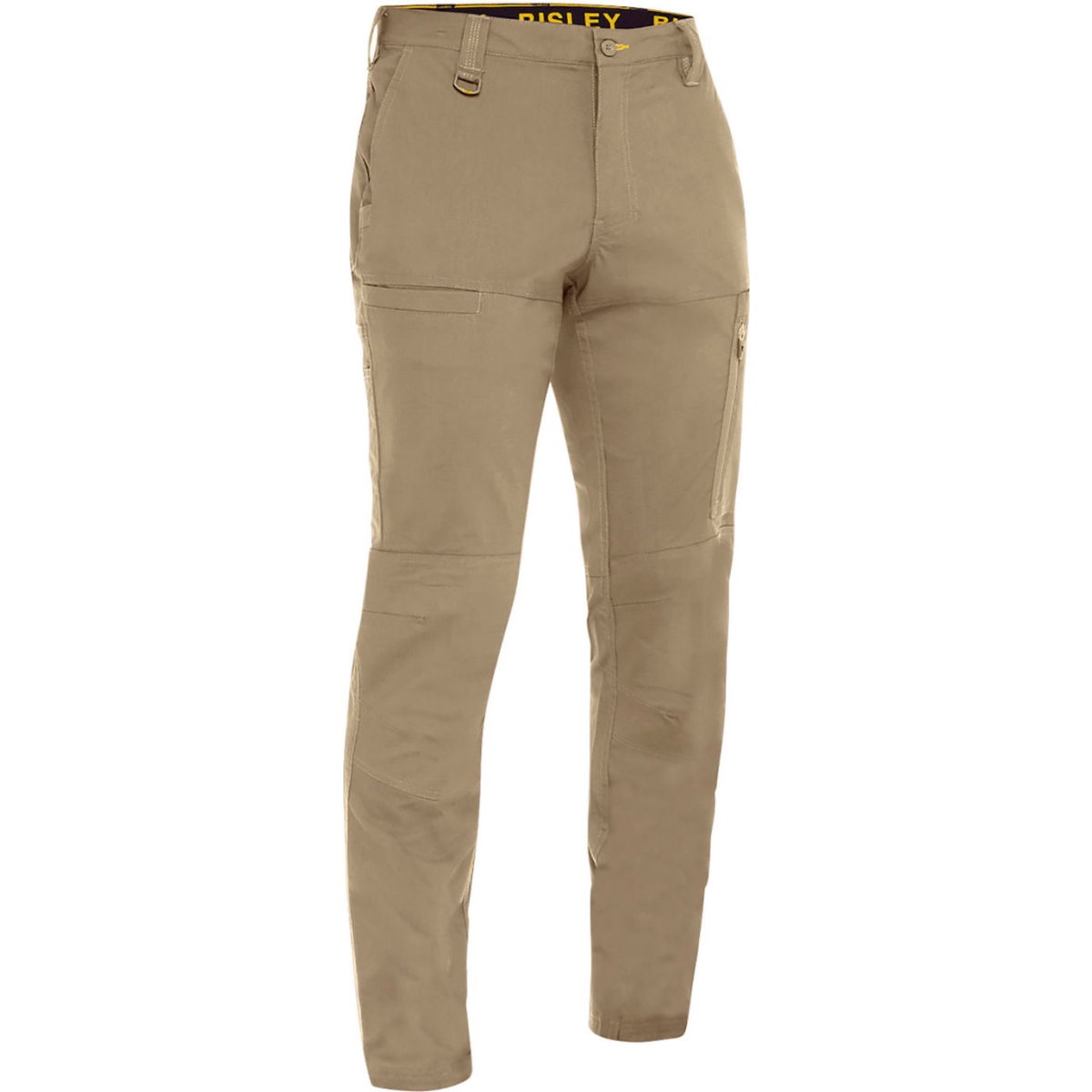 B3186342 Mens Bisley Stretch Ripstop Vented X-Airflow Work Pants, Tan - 34 x 32 in.