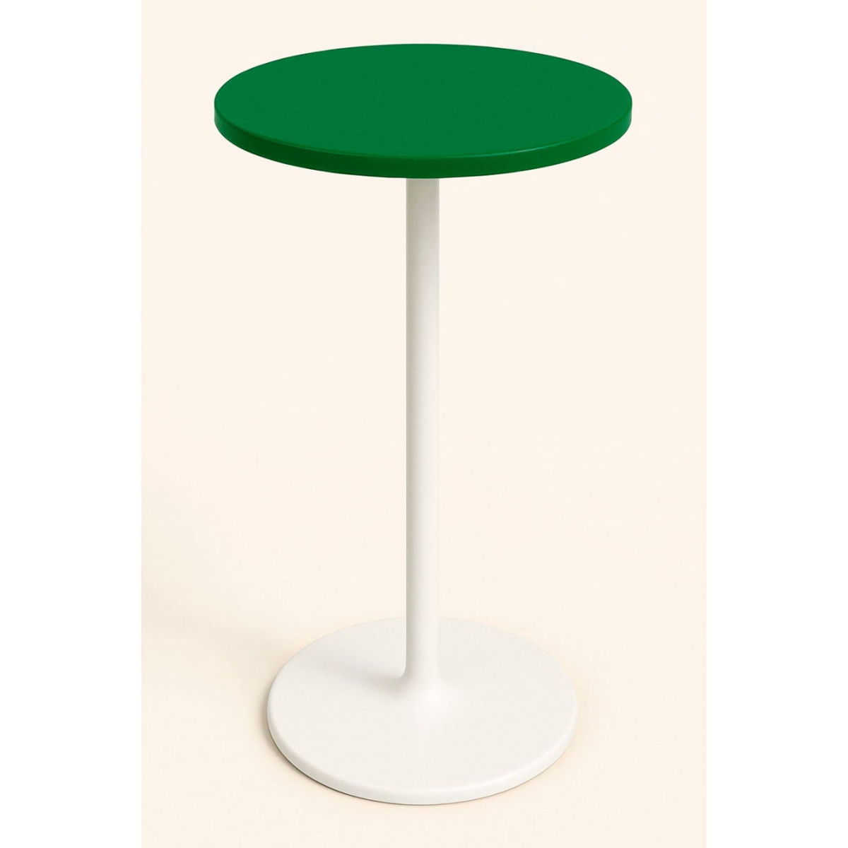 B3201732 32 in. Round Bar Height Table with 40 in. White & Green Frame