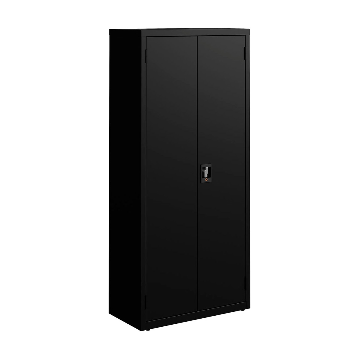 B3218131 22-24 Gauge Storage Cabinet, Black - 30 x 15 x 66 in.