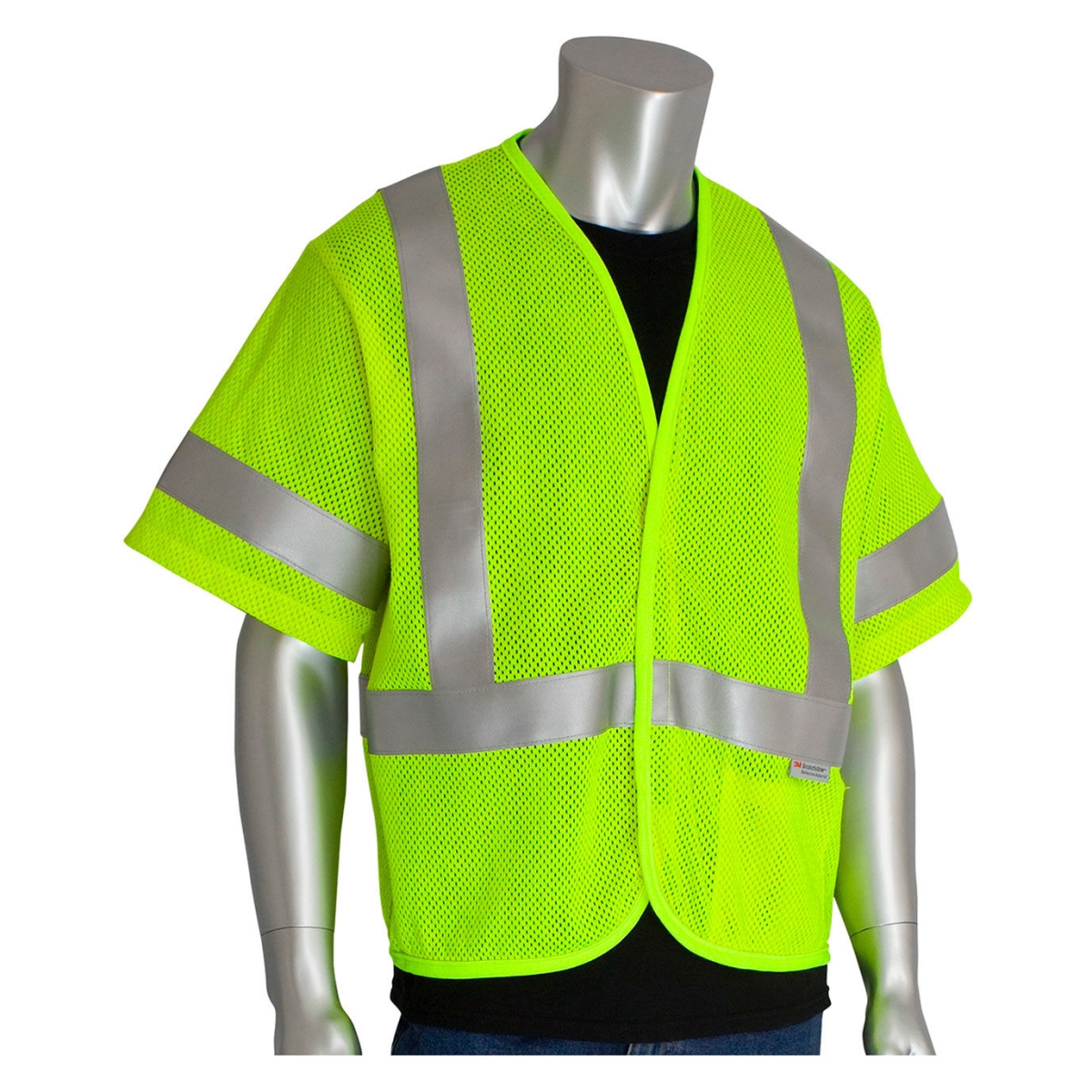 B3187241 AR-FR Class 3 High Visibility Mesh Vest, Lime Yellow - Medium