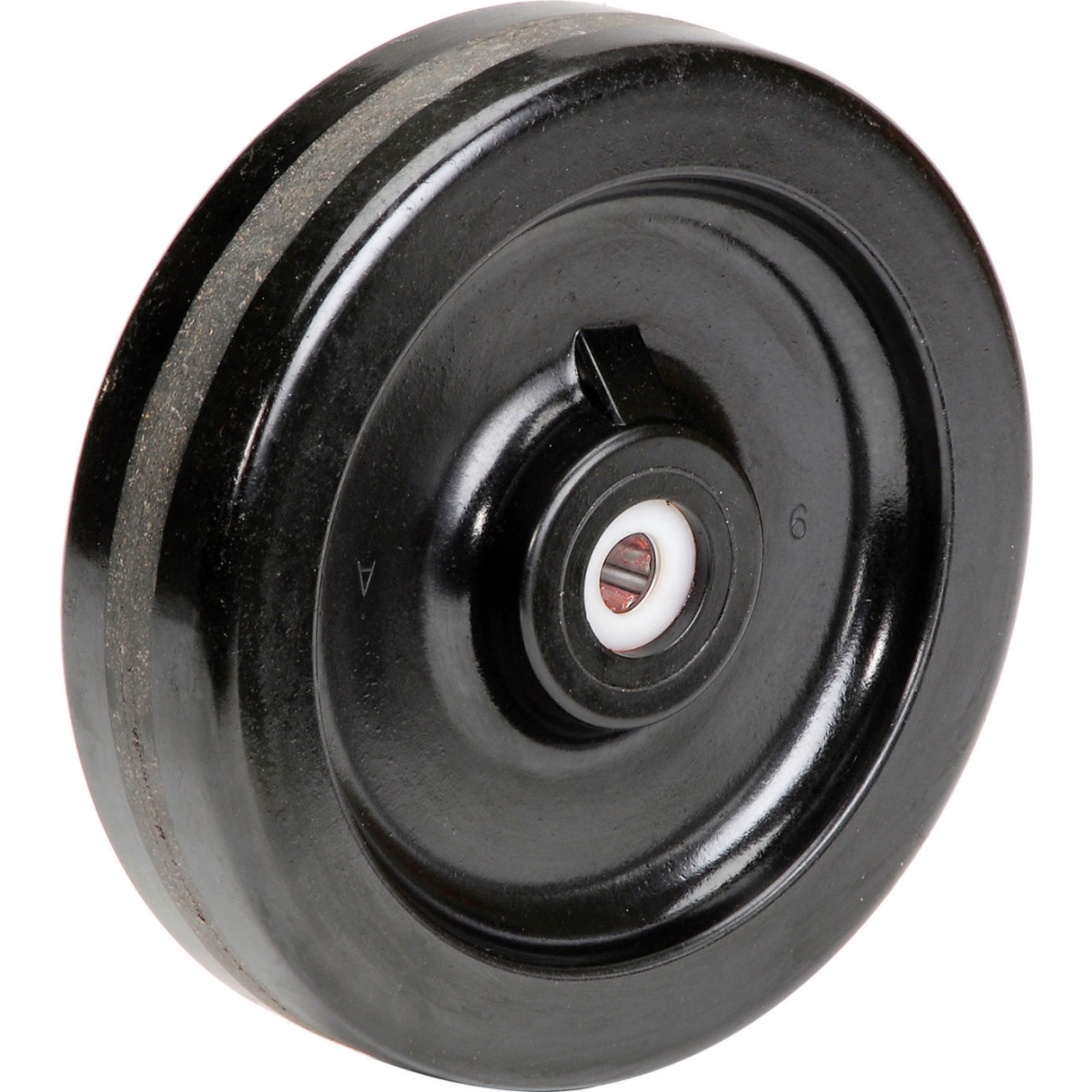 Global Industrial 748675C 8 x 2 in. Molded Plastic Wheel - 0.62 in. Axle