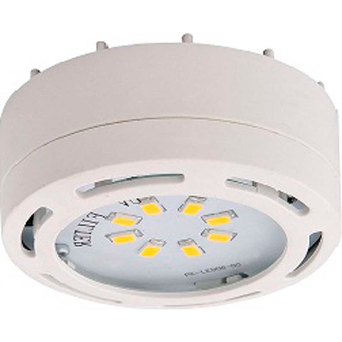 LEDPL1-WHT LED Puck Light, 4W, 3000 CCT, 360 Lumens, 82 CRI, White