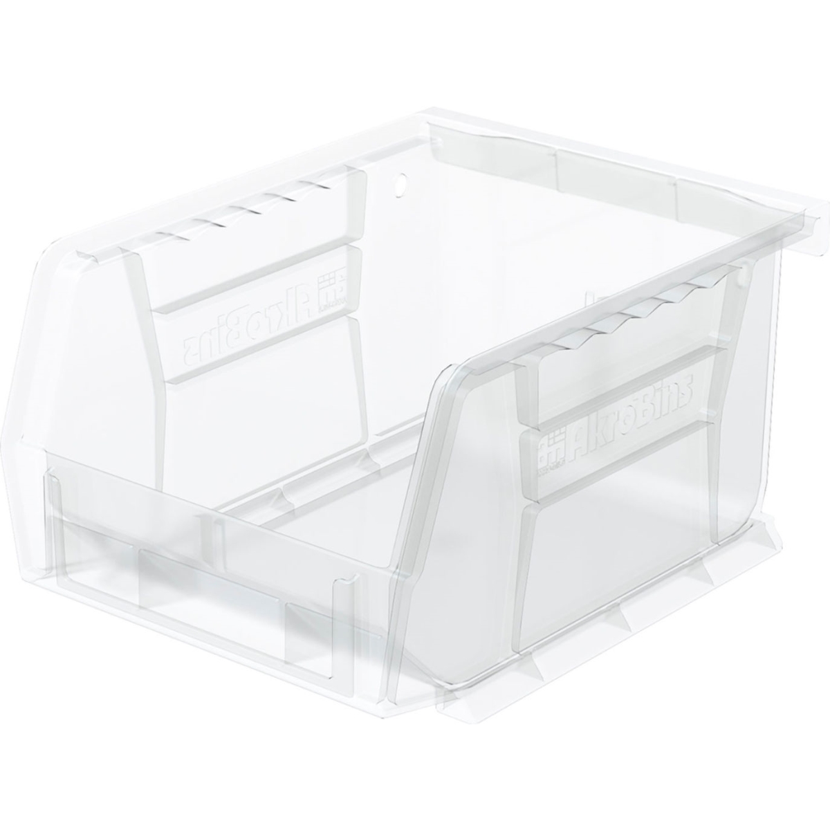 B3775228 AkroBin Plastic Storage Bin, Clear - 5.37 x 4.12 x 3 in.