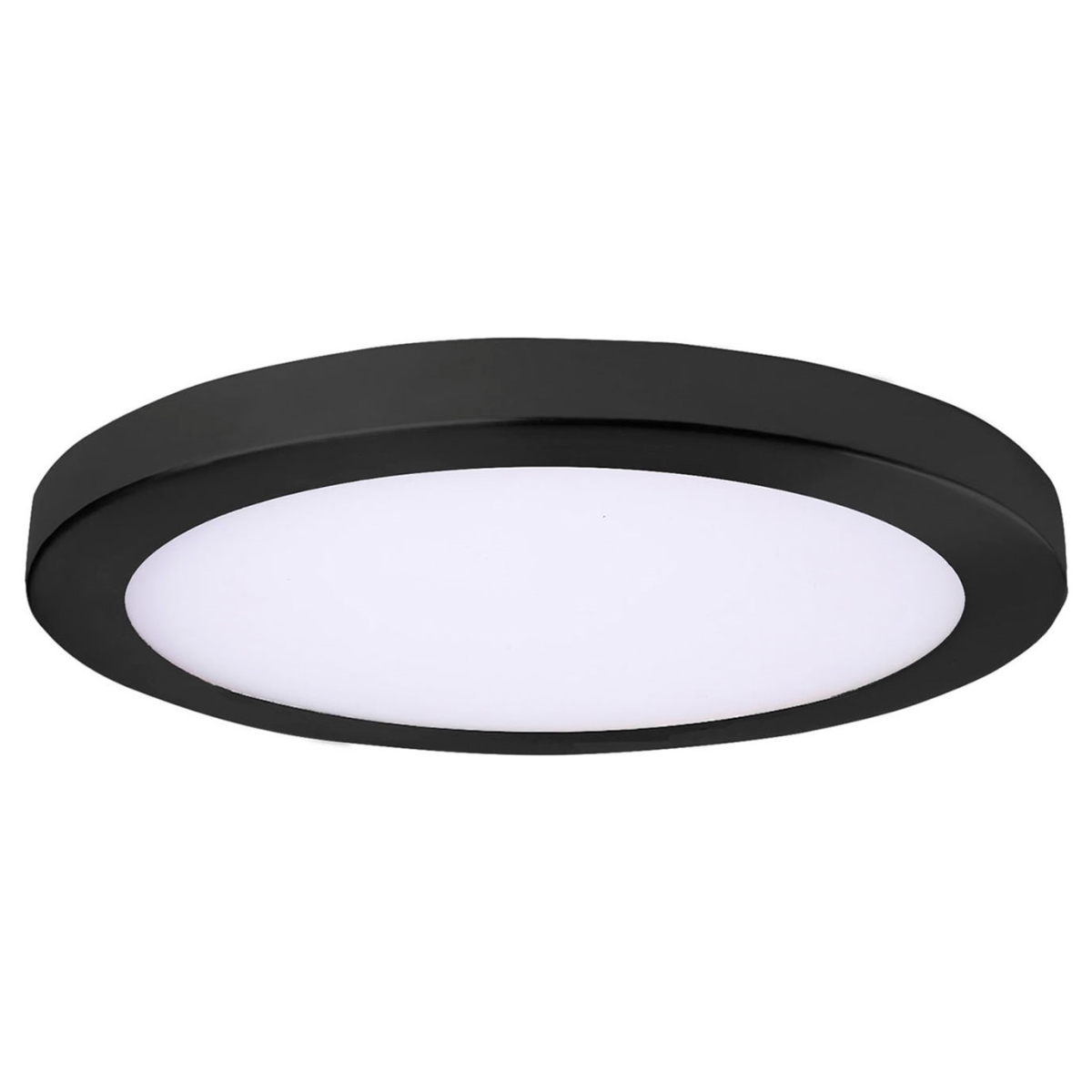 B3247930 11 in. LED Platter Light with 30W 1800 Lumens 120V, Black