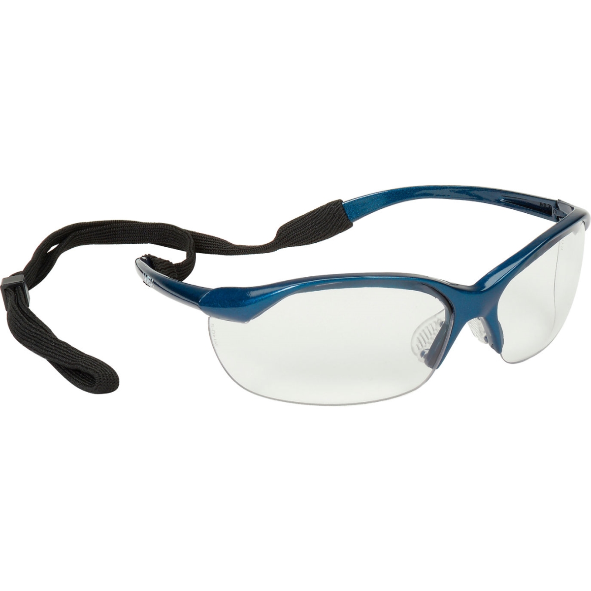 7759501 Vapor Safety Glasses with Clear Lens & Metallic Blue Frame