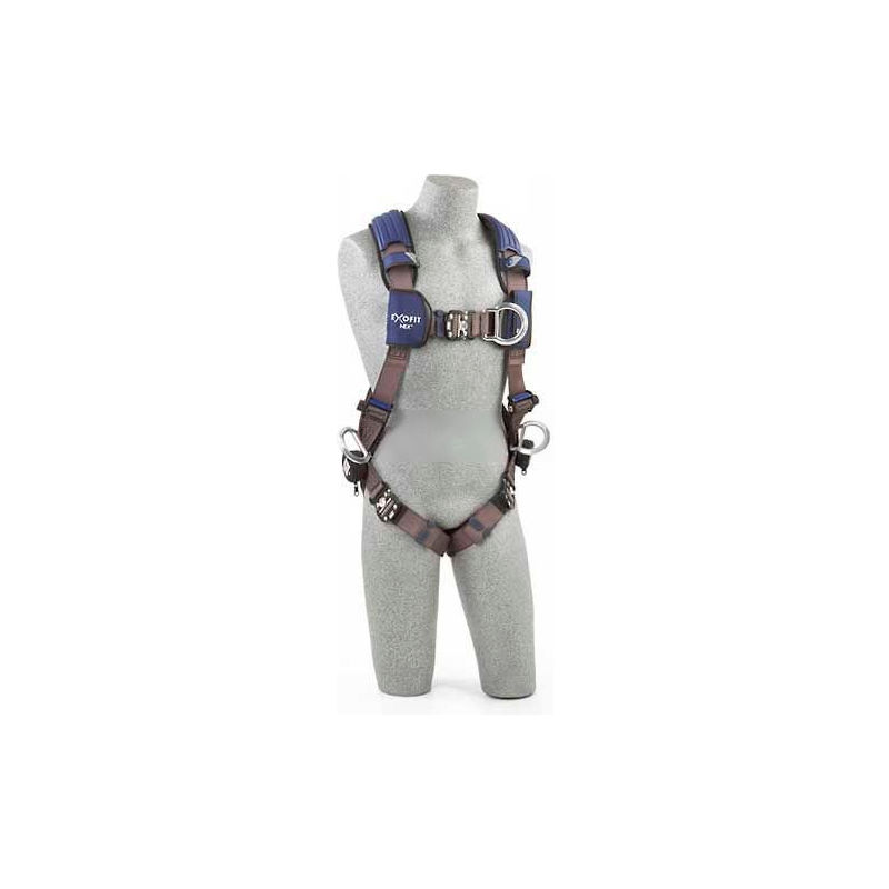 ExoFit(TM) X300 Fall Protection Harness, L, 420 lb, Quick-Connect Chest/ Quick-Connect Leg Straps