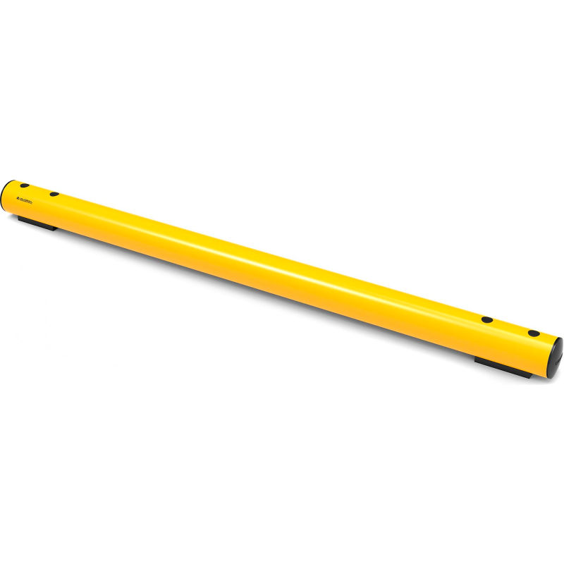 Global Industrial B3230695 Plastic Floor Curb, Yellow - 9 ft.