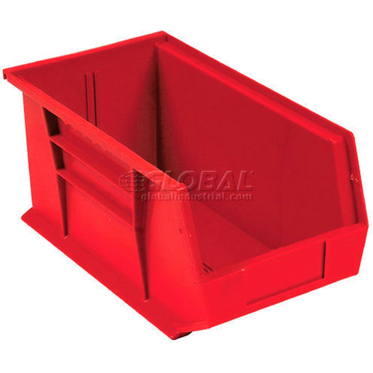 4270902 Plastic Hang & Stack Bin, Red - 18 x 8.25 x 9 in.