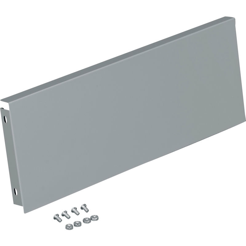Global Industrial 799155GY Front Base for Gray Locker - 18 x 6 in.